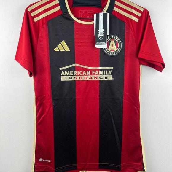 NWT Adidas 22/23 MLS Atlanta United FC Home Womens Replica Soccer Jersey 90$ S - Picture 1 of 7